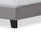 Baxton Studio Paris Modern Grey Upholstered Twin Size Tufting Bed 125-6852 - alternate 3
